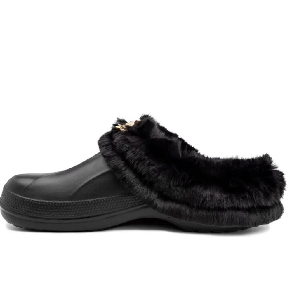 BRAND NEW JUICY COUTURE CORA CLOGS WITH GOLD DETAILS DESIGN LOGO